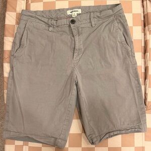 Gray cotton shorts